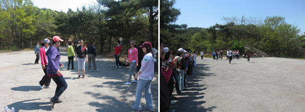 The spring outing activities organized in April.